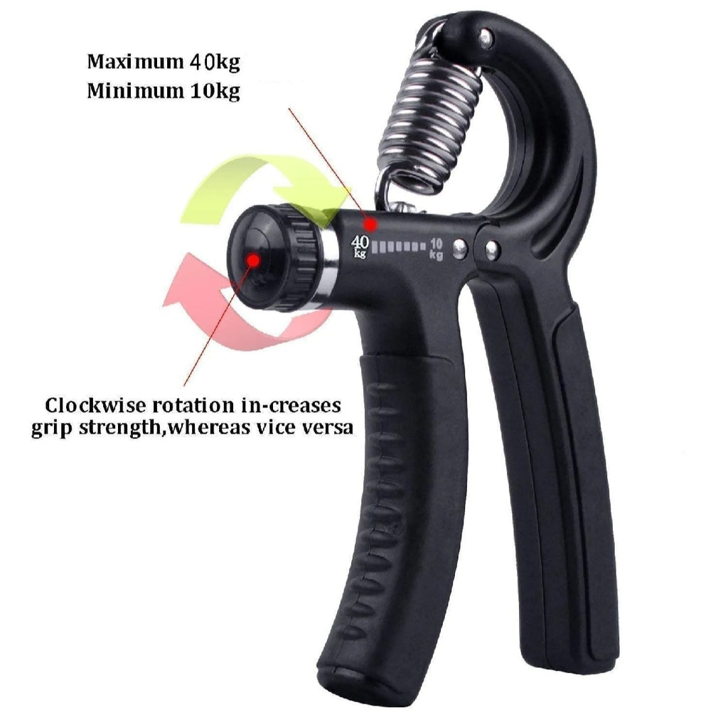 Adjustable Hand Grip Strengthener [ Forearm & Finger Trainer ]